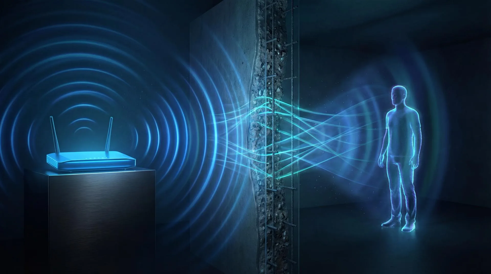 Vantage passive through-wall detection system concept