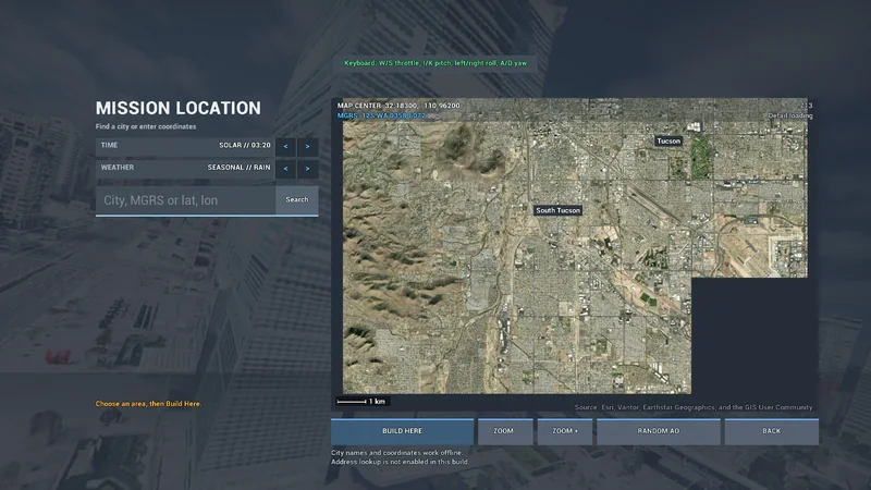 KESTREL v0.44 screen capture.